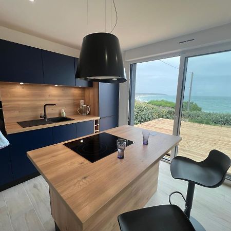 Le Bruit Des Vagues Villa Les Pieux Eksteriør bilde